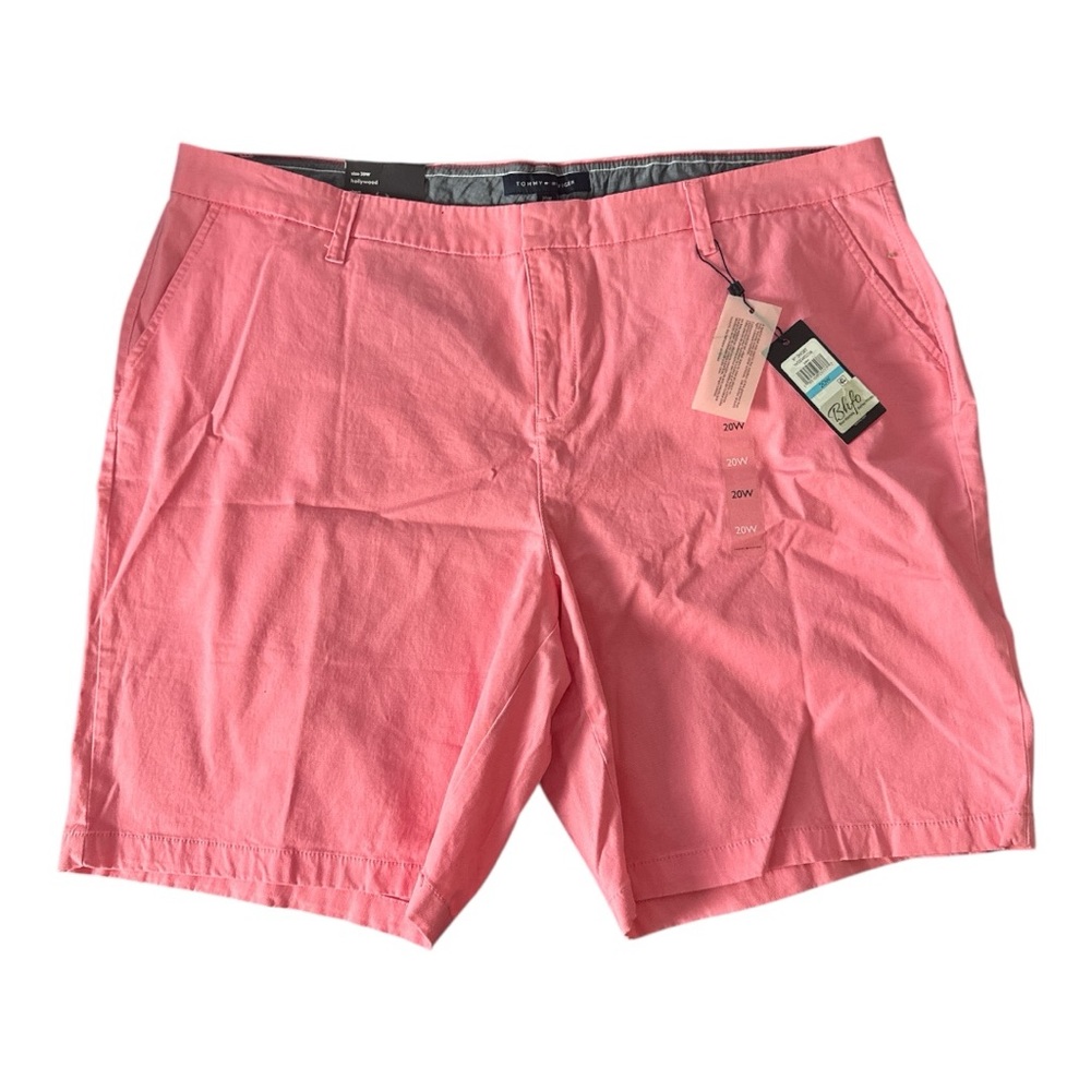 NWT Tommy Hilfiger 18W Hollywood Plus Pink  9 inch Shorts
